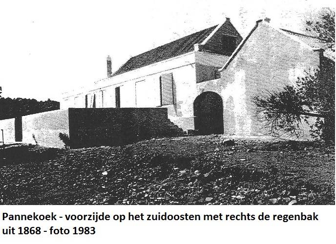 13. Pannekoek voorzijde op zuidoosten met regenbak 1983